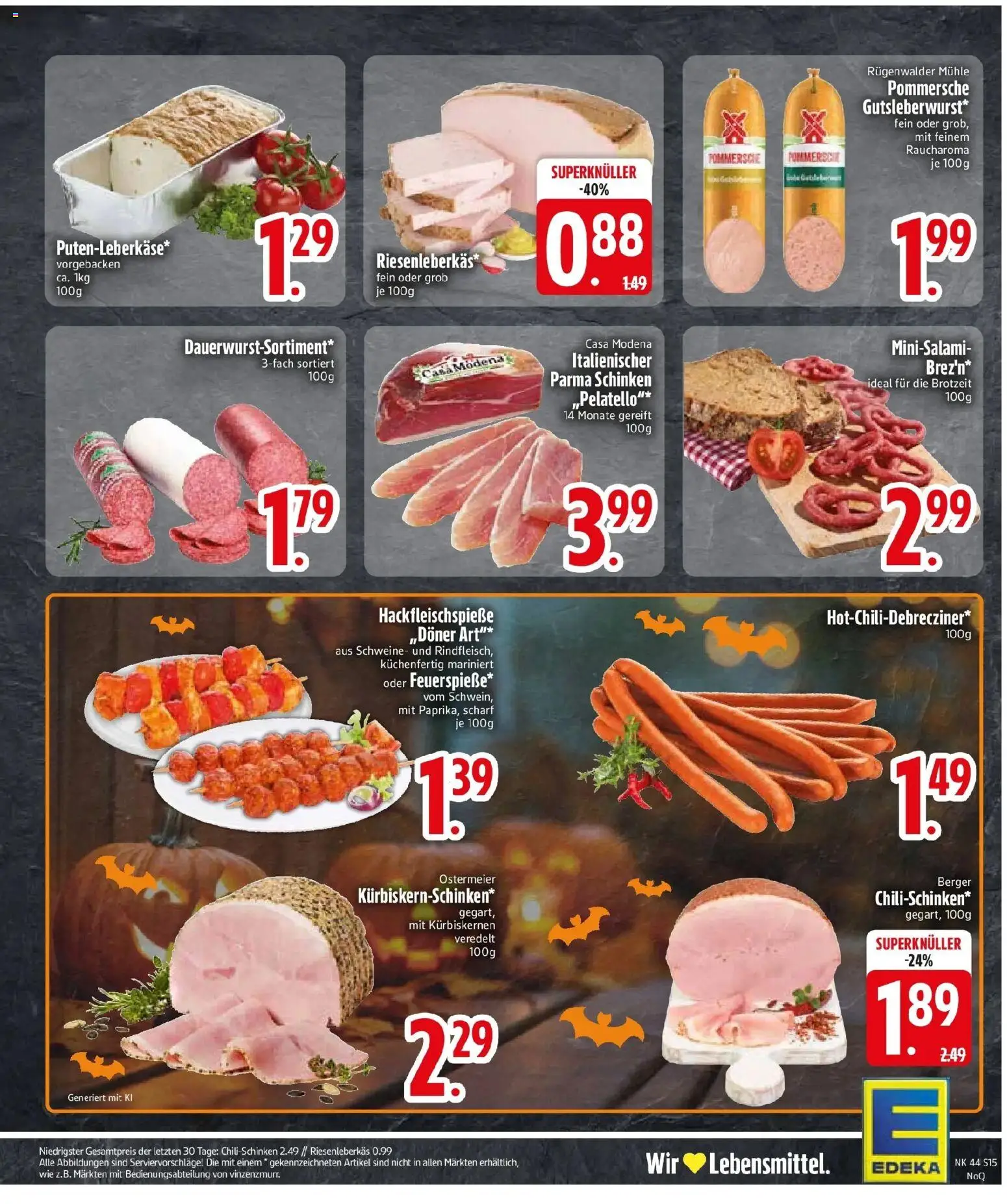 Edeka Prospekt Buxheim (ab 26.10.2026) » Angebote Online | Seite: 17 | Produkte: Mühle, Schinken