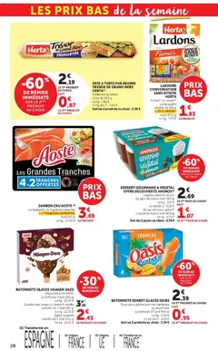 Hyper U - Prévisualisation de Hyper U catalogue valide à partir de 12.05.2026 | Page: 28 | Produits: Framboise, Pêche, Beurre, Jambon
