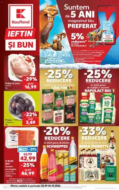 Ofertele Kaufland valabile de la 30.09.2026