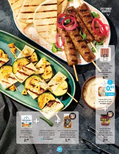 AH Grillkaas, 225 g, Snijd de grillkaas in rechthoekige blokjes. AH Grillkaas, 225 g - Voorbeeld van een folder van Albert Heijn, geldig van 08.04.2026 | Pagina: 57