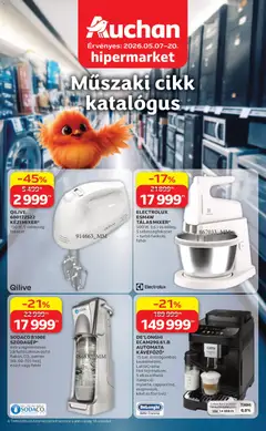 Auchan Elektronikai ajánlataink - amely érvényes a következő dátumtól: 07.05.2026