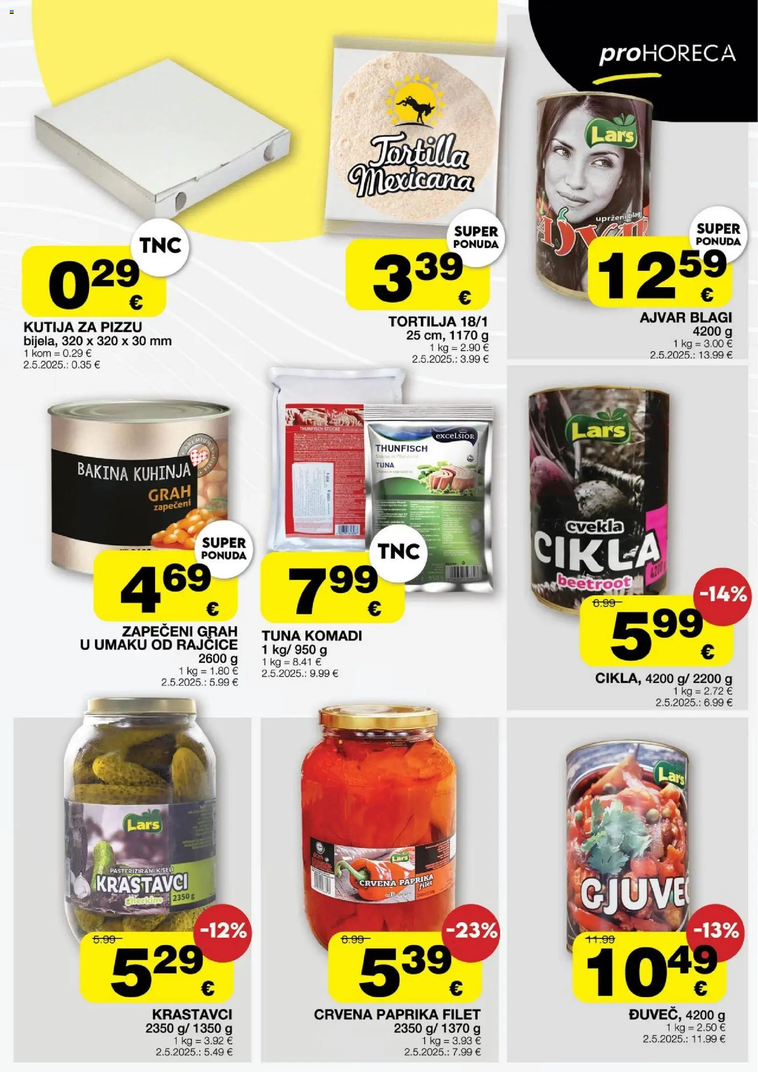 Stanić Diskont katalog | vrijedi od 23.07.2026 | Stranica: 13 | Proizvodi: Grah, Rajčice, Tuna, Kuhinja