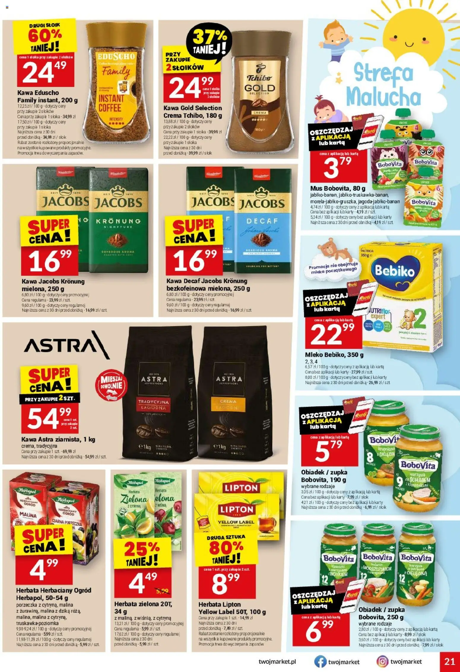 Twój Market gazetka od 05.08.2026 | Strona: 21 | Produkty: Karta, Malina, Róż, Warzywa