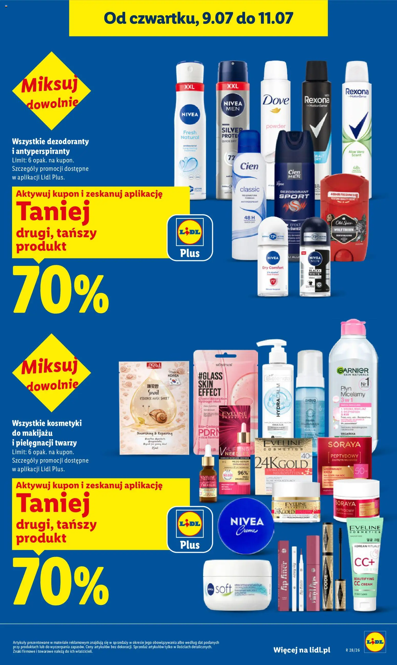 Lidl Polsko leták od 09.07.2026 | Strana: 21 | Produkty: Nivea, Cien, Aloe vera, Dove