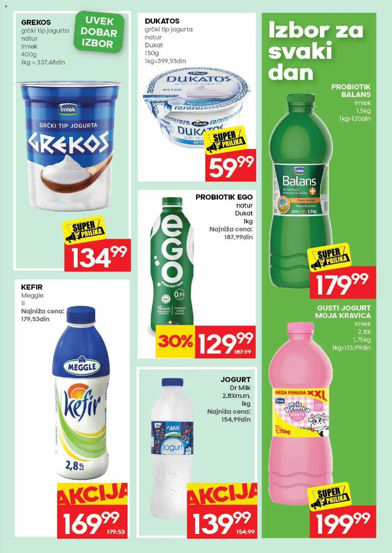Roda katalog - važi od 17.08.2026 | Strana: 17 | Proizvode: Kefir, Dukatos, Moja kravica, Jogurt