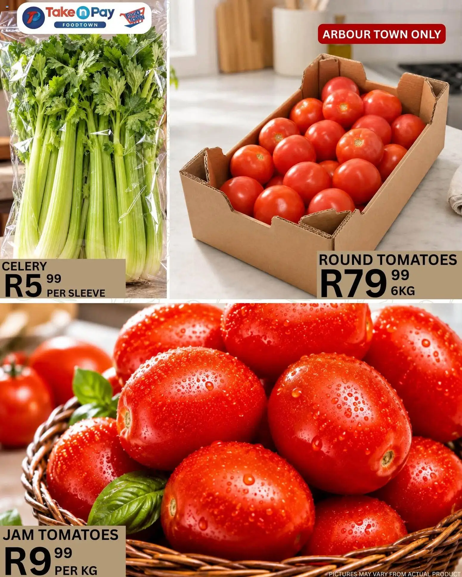 New Take n Pay catalogue – valid from 29/09/2026 | Page: 6 | Products: Jam, Celery, Tomatoes