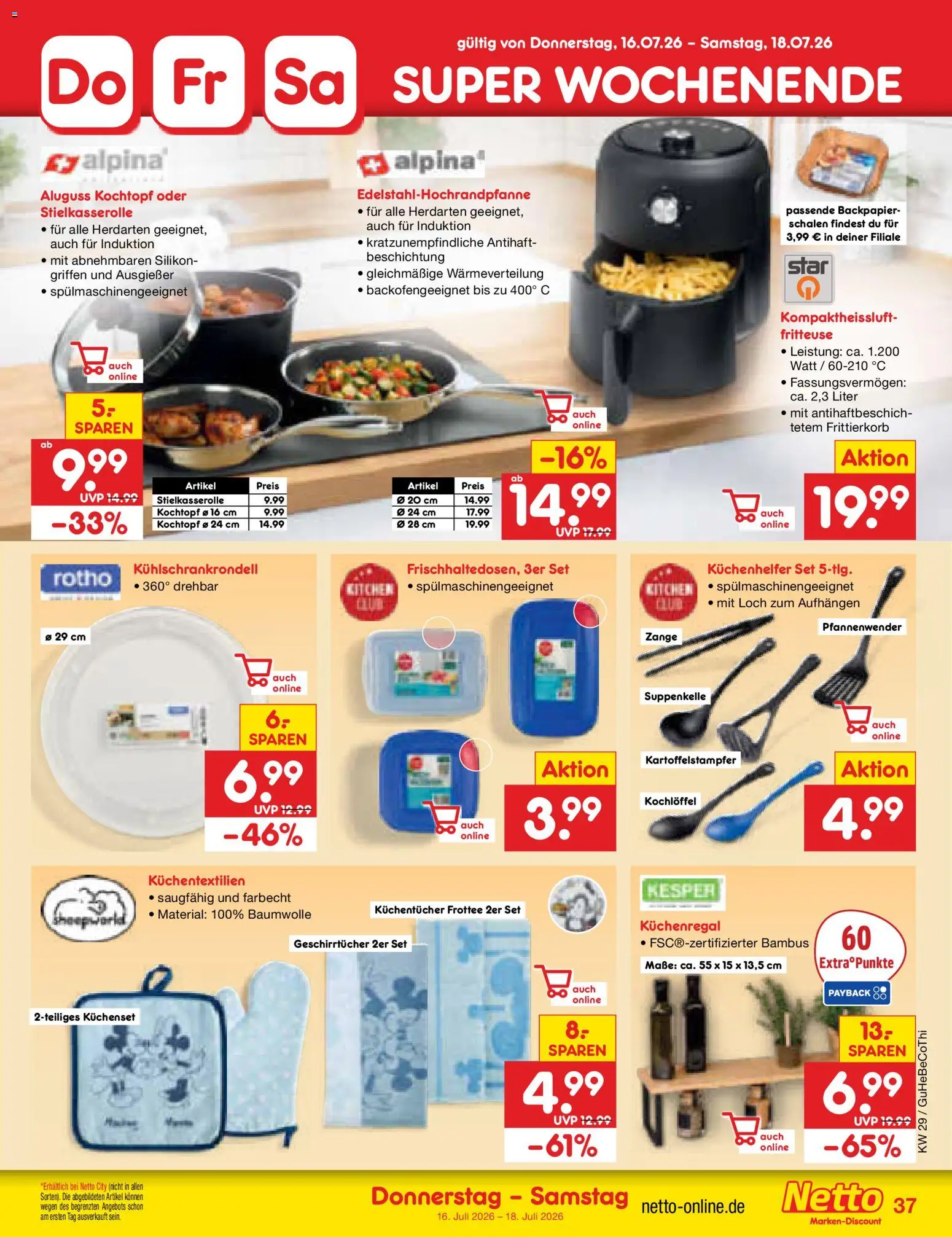 Netto Marken-Discount Prospekt – gültig ab 13.07.2026 | Seite: 53 | Produkte: Fritteuse