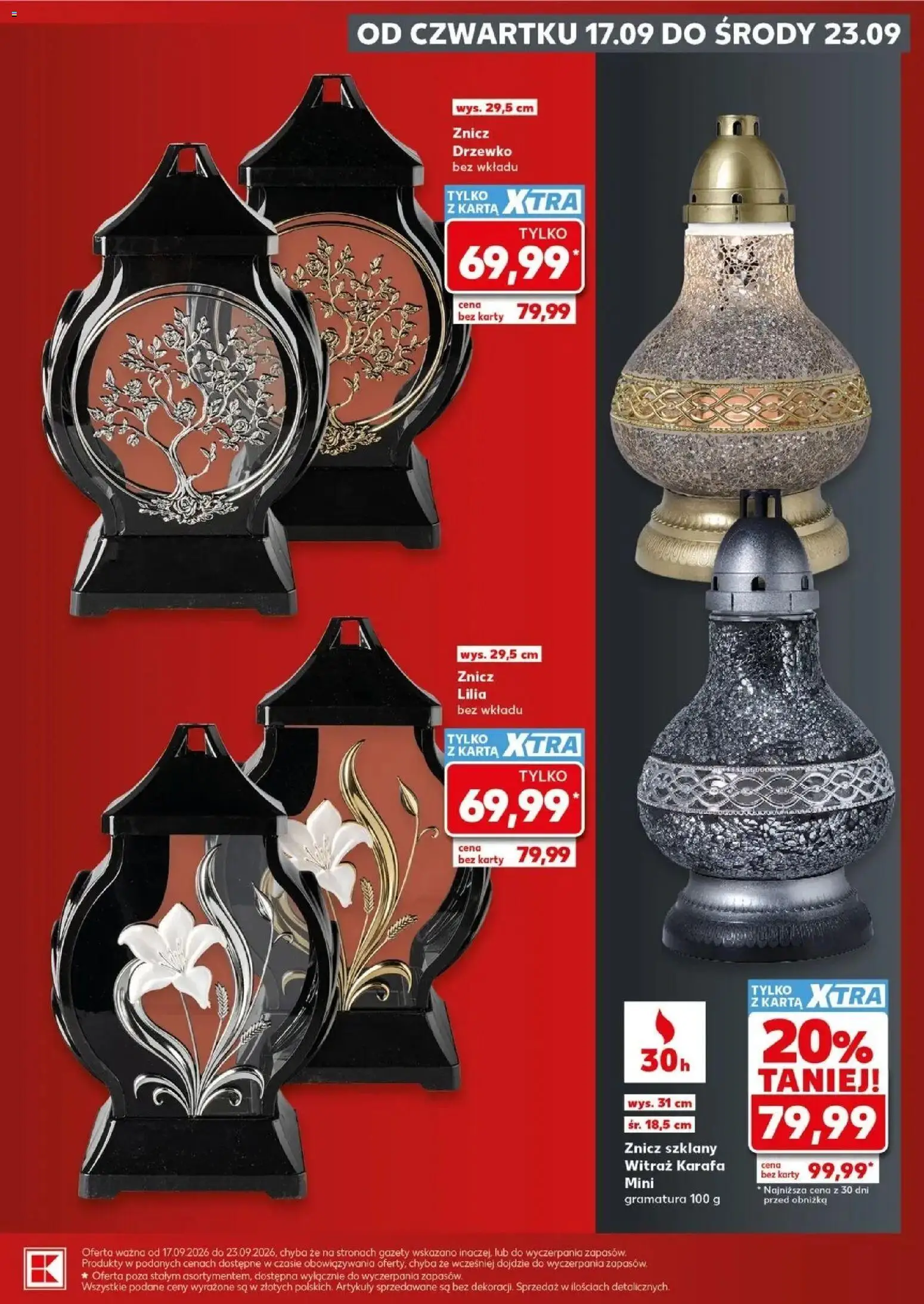Kaufland gazetka - Znicze od 17.09.2026 - od jutra PDF | Strona: 13 | Produkty: Karta, Gazety
