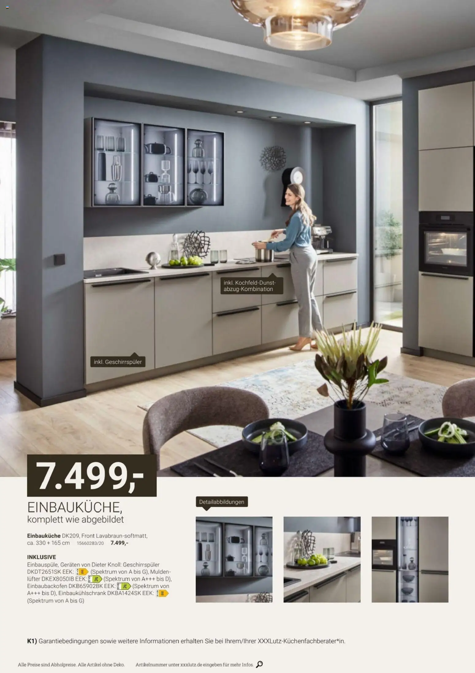 XXXLutz Dieter Knoll Spezial – gültig ab 01.08.2026 | Seite: 38 | Produkte: Geschirrspüler, Einbauküche