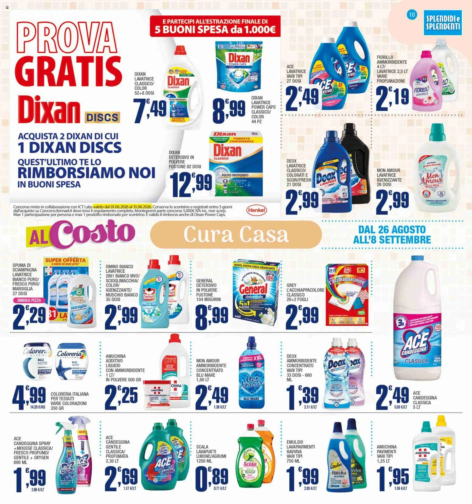 Volantino Splendidi e Splendenti del 26/08/2026 | Pagina: 10