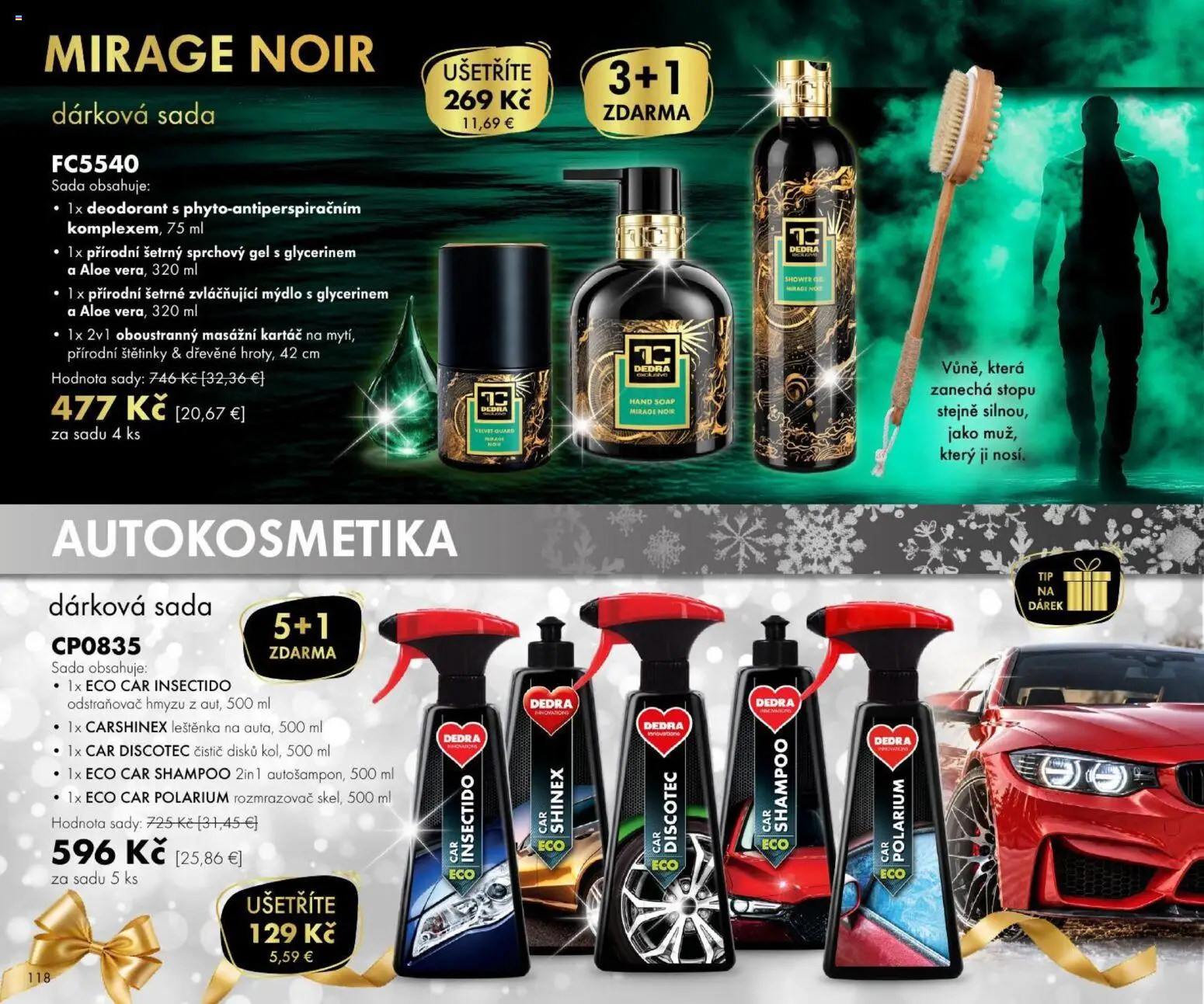 Nové Dedra akcie – leták je platný od 23.10.2026 | Strana: 18 | Produkty: Mydlo, Sprchový gél