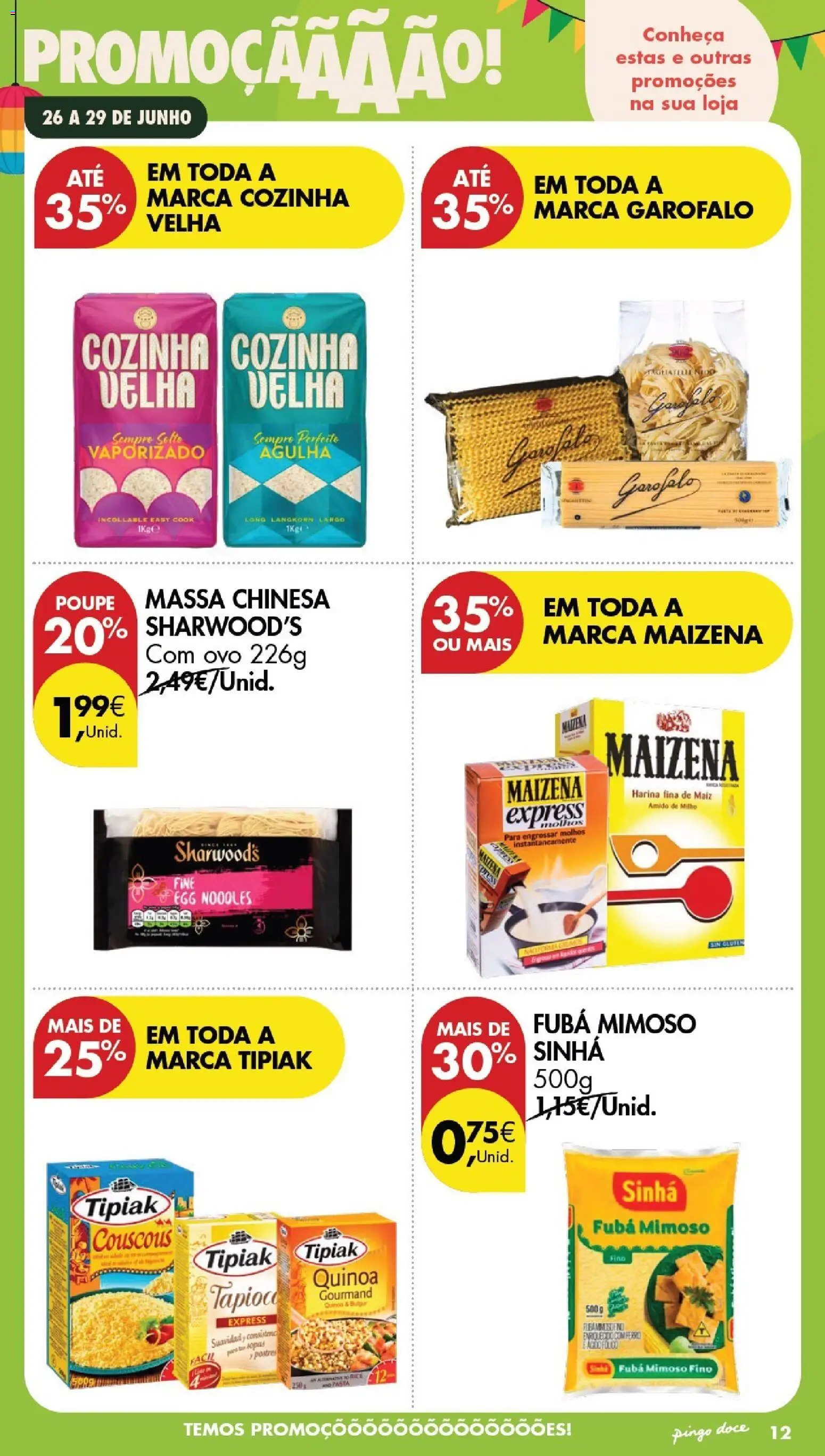 Pingo Doce Poupe este Fim de Semana │ válido de 26/06/2026 | Página: 11 | Produtos: Ferro, Tapioca, Quinoa, Milho