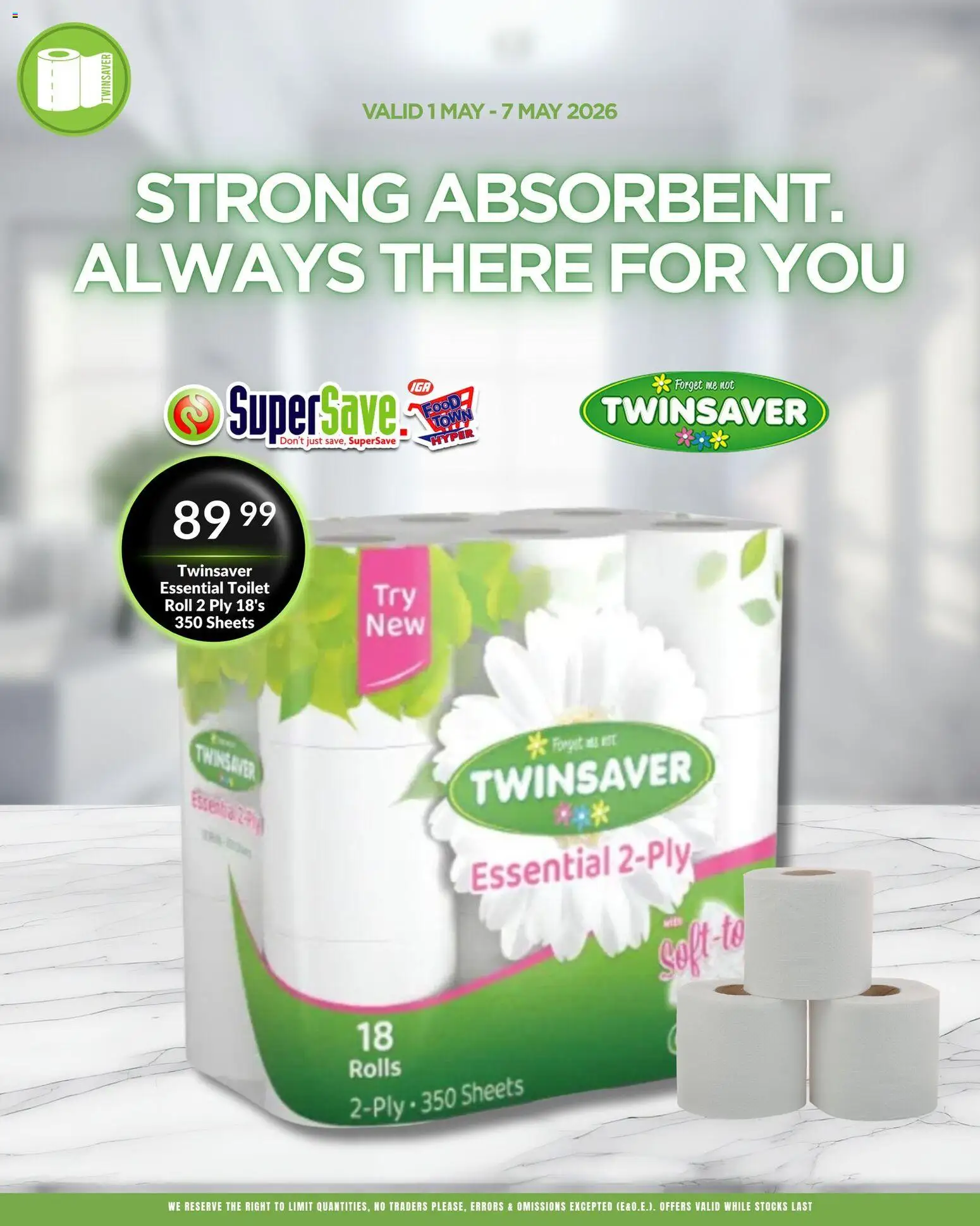 New Super Save catalogue – valid from 01.05.2026 | Page: 1 | Products: Toilet