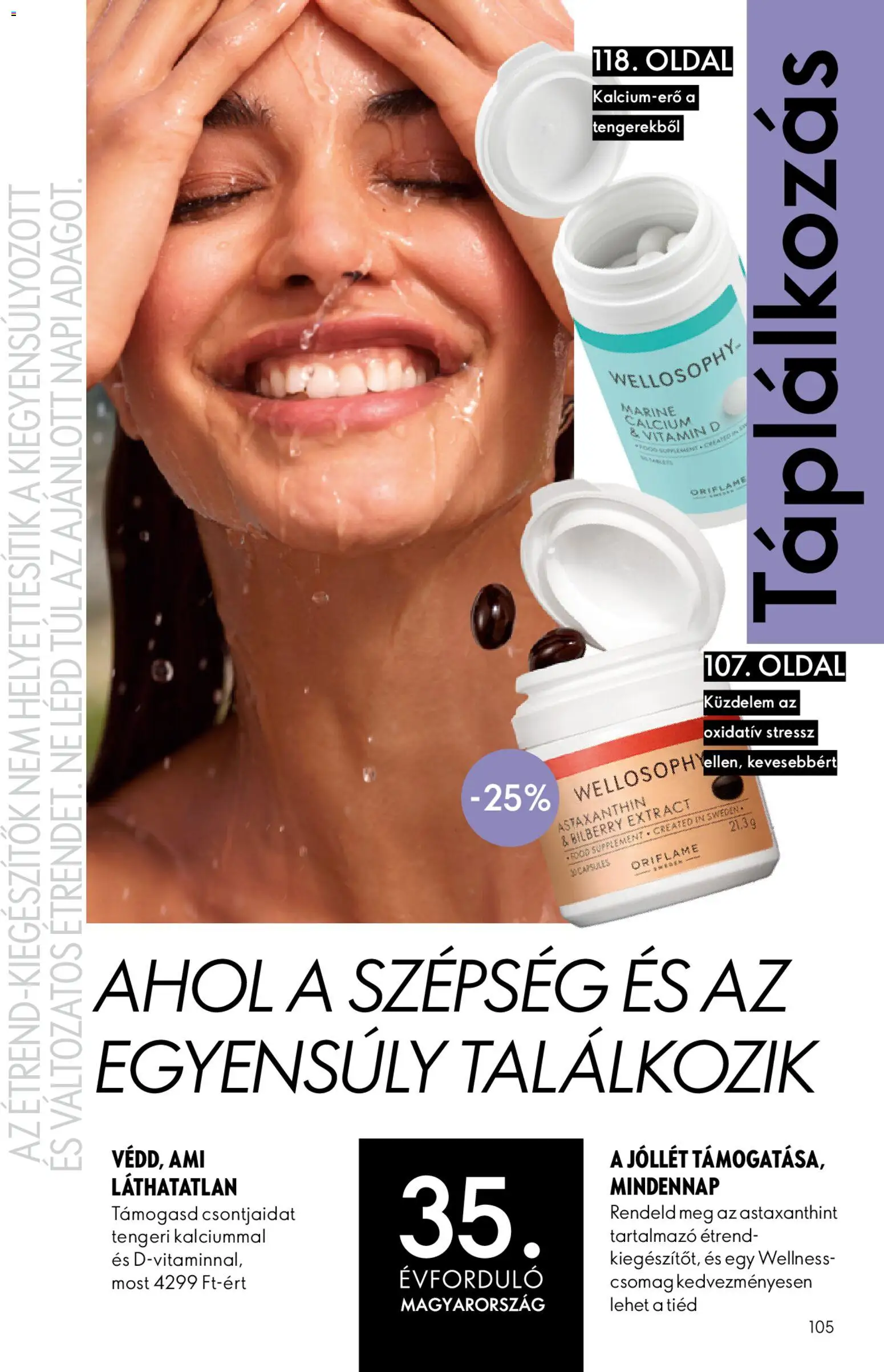 Oriflame akciós ujság - amely érvényes a következő dátumtól: 2026.07.08. | Oldal: 105 | Termékek: Vitamin d