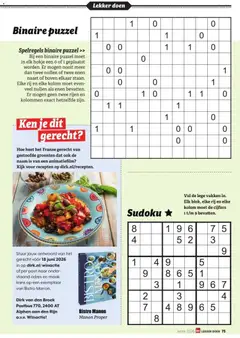 Dirk folder / publicité - Voorbeeld van een folder van Dirk, geldig van 06.05.2026 | Pagina: 75 | Producten: Groenten, Puzzel, Broek