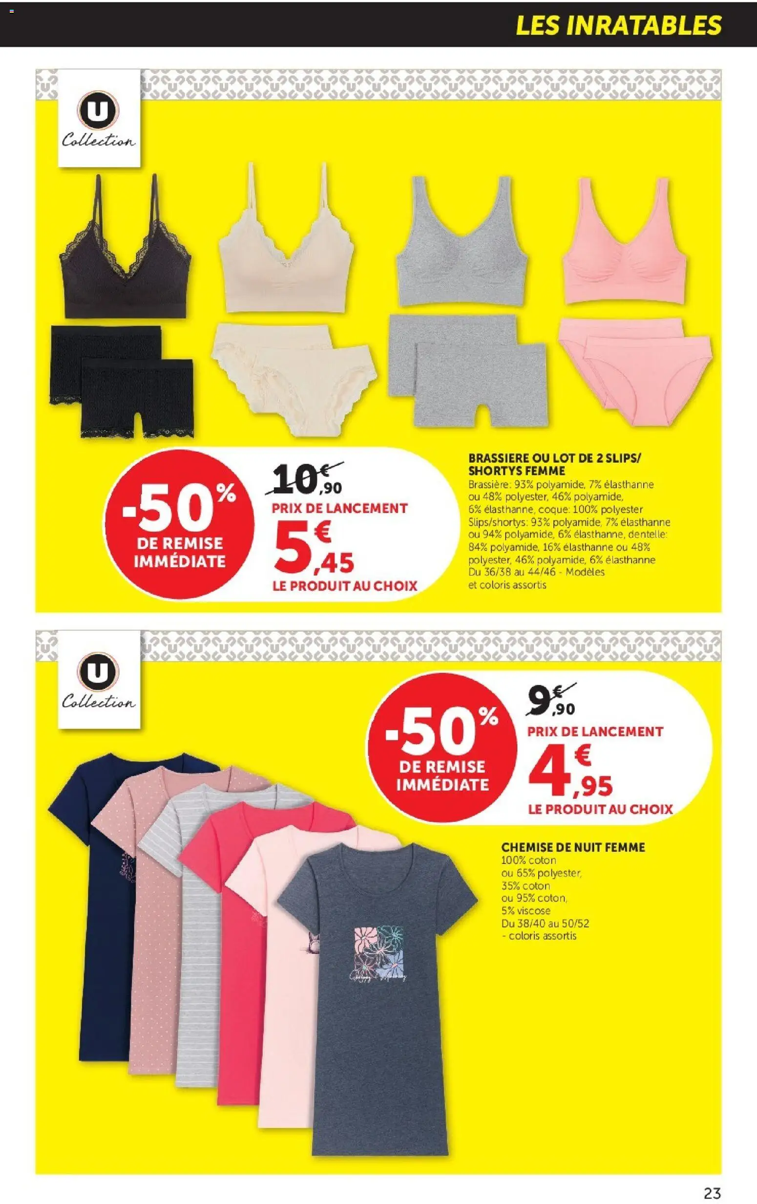 {H1} | Page: 23 | Produits: Chemise de nuit femme, Coton, Chemise