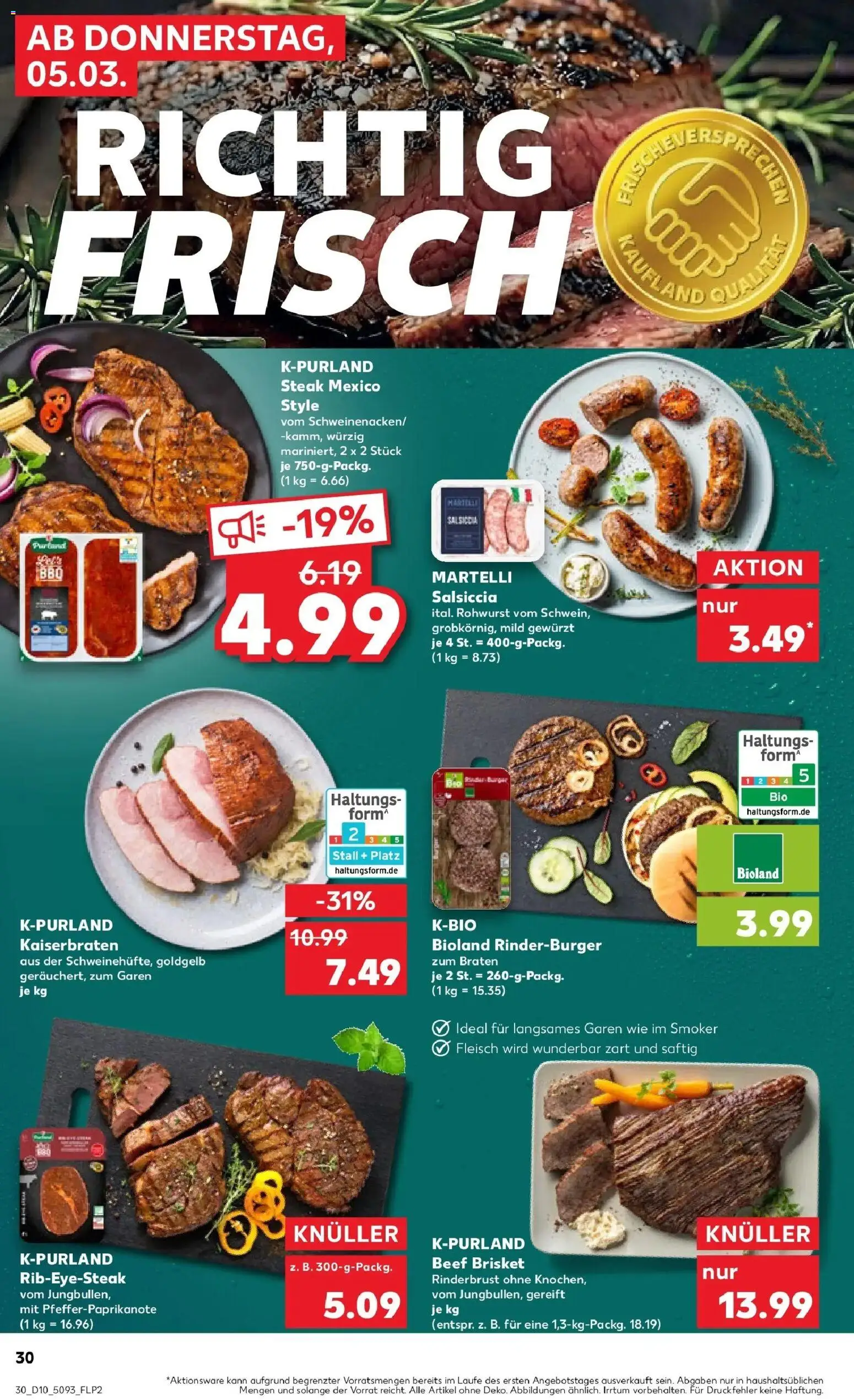 Kaufland Prospekt Pfullingen	 – gültig ab 02.03.2026 | Seite: 42 | Produkte: Steak, Fleisch