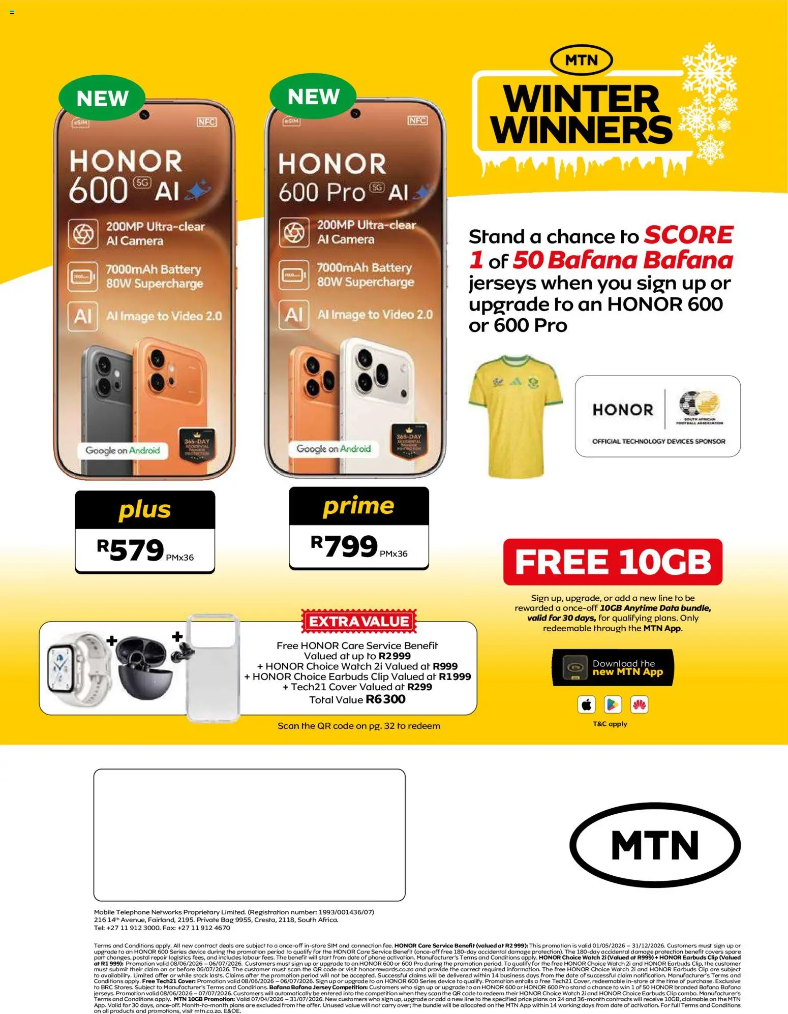 New MTN catalogue – valid from 08.06.2026 | Page: 44 | Products: Sim, Cover, Earbuds, Jersey