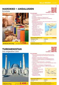 Billa- Billa Reisen Rundreise Highlights ab 01.01.2026 gültig | Seite: 7 | Produkte: Kissen
