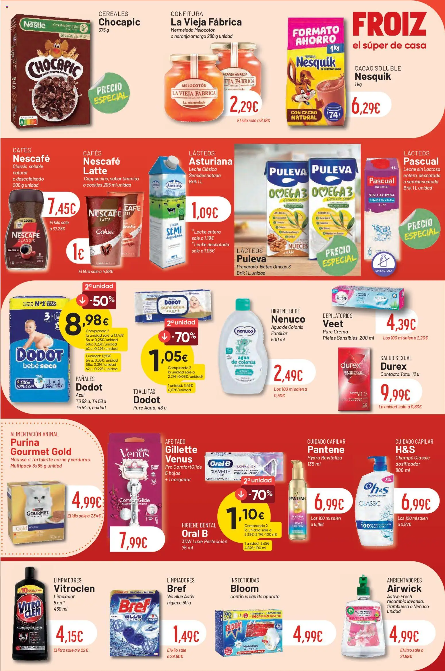 Froiz folleto │ válido desde el 14.05.2026 | Página: 15 | Productos: Colonia, Café, Cacao soluble, Φρυγανιές σικάλεως