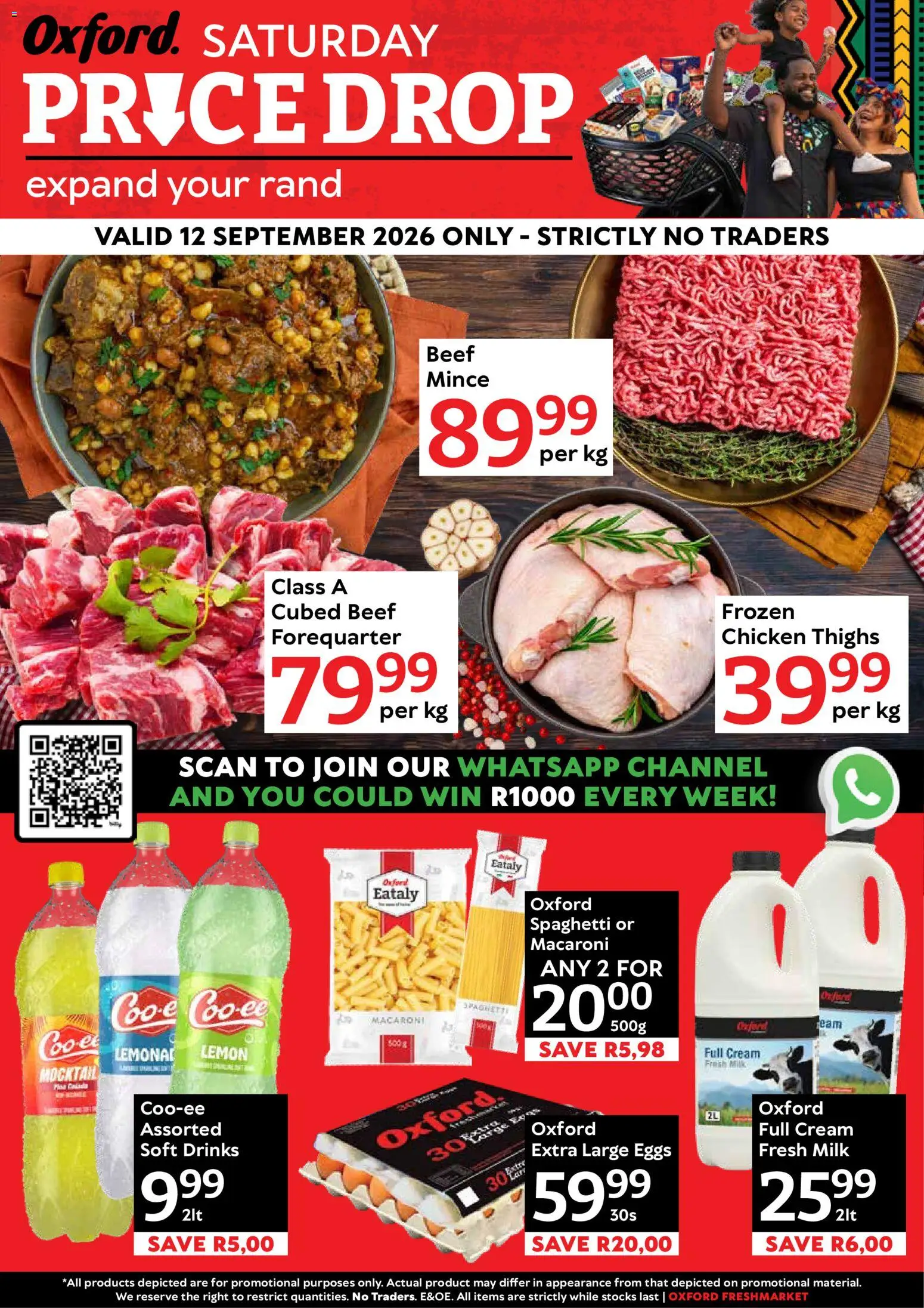 New Oxford Freshmarket catalogue – valid from 12/09/2026 | Page: 1 | Products: Eggs, Chicken, Beef, Cream