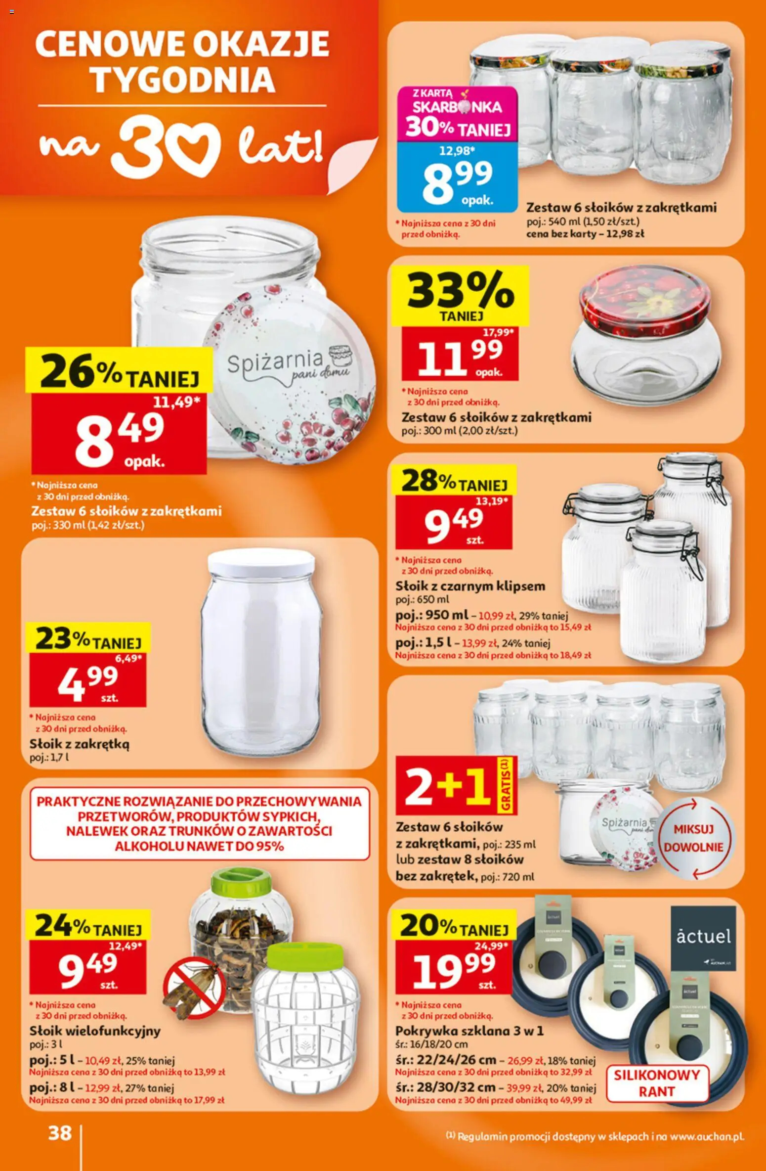 Auchan gazetka - 30 Lat Hipermarket od 25.06.2026 | Strona: 38 | Produkty: Karta