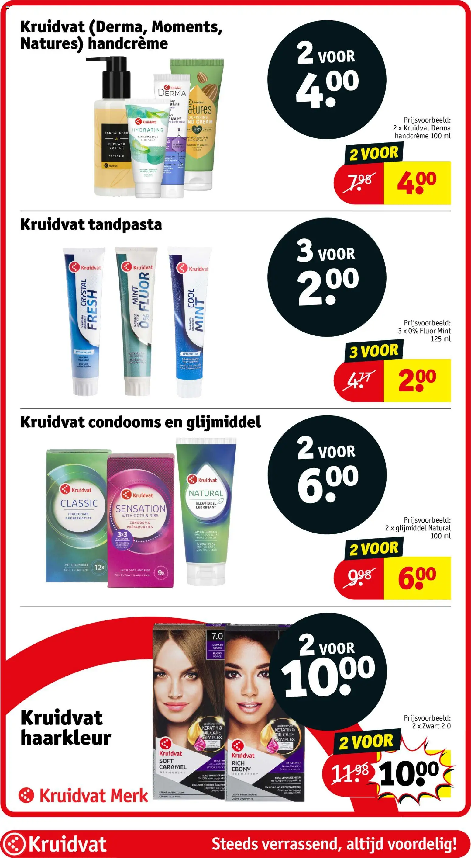 {H1} | Pagina: 45 | Producten: Conditioner, Crème, Handcrème, Tandpasta