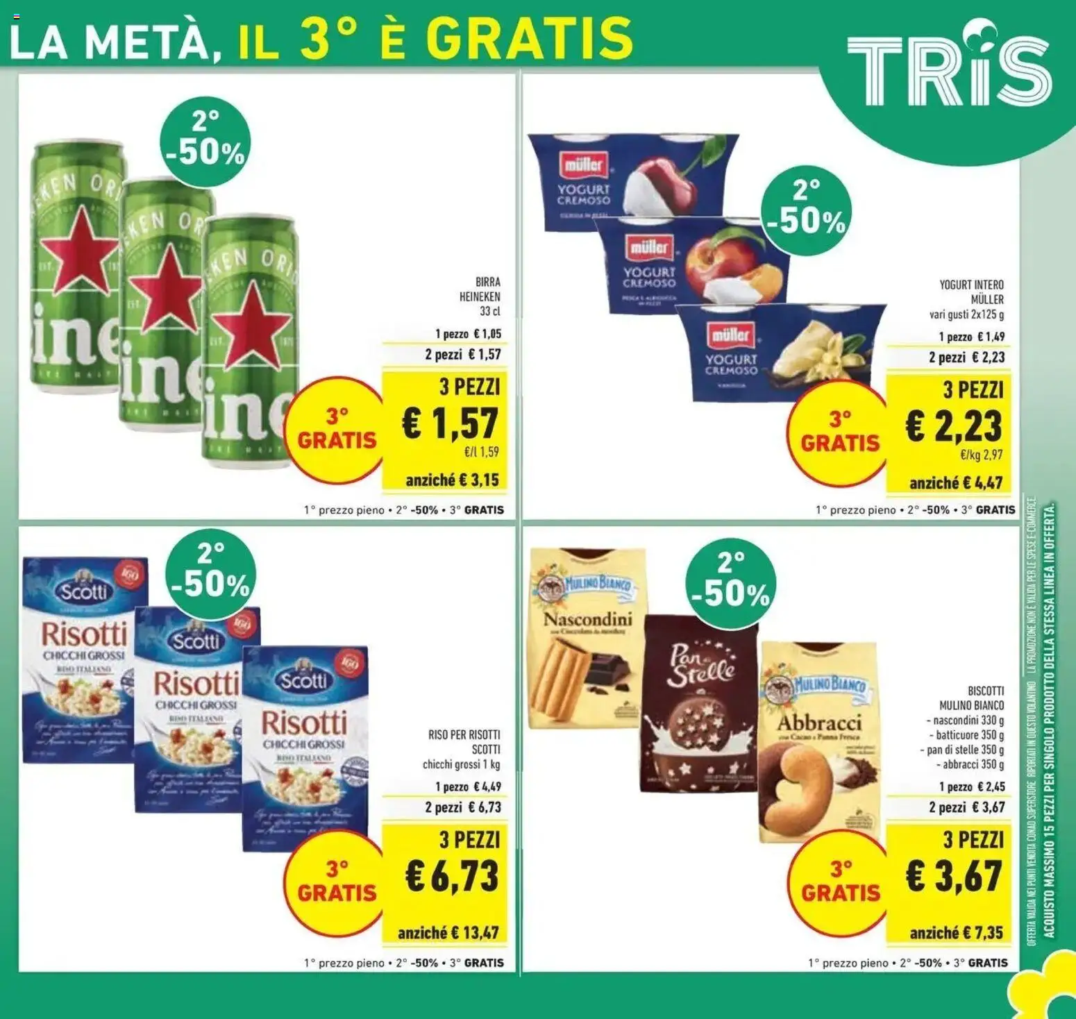 Volantino Conad dal 23/09/2026 > Anteprima | Pagina: 5 | Prodotti: Riso, Biscotti, Yogurt cremoso, Heineken