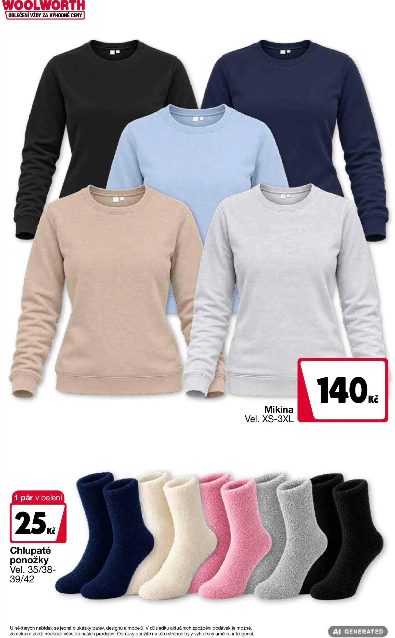 Woolworth leták od 14.10.2026 | Strana: 7 | Produkty: Mikina, Ponožky, Oblečení