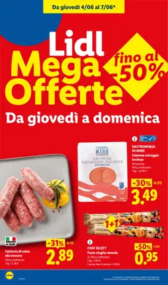 Anteprima del volantino Salsiccia di suino alla toscana, 500 g confezione valido a partire dal 04.06.2026 | Pagina: 4