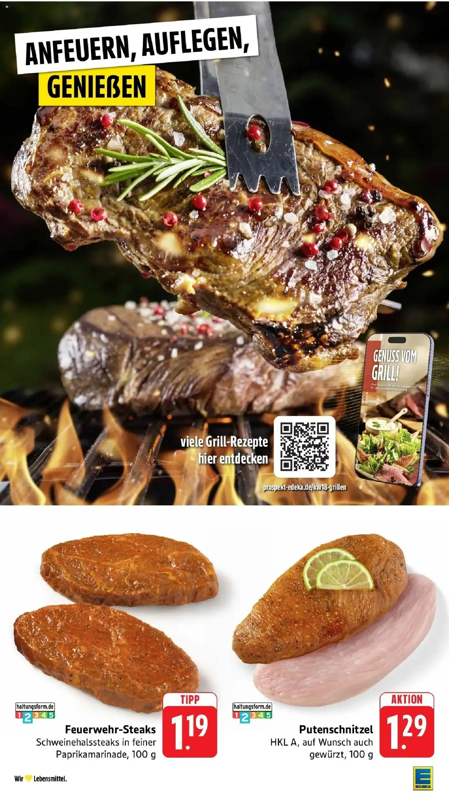 Edeka prospekt Bad Camberg	 – gültig ab 27.04.2026 | Seite: 12 | Produkte: Grill, Putenschnitzel