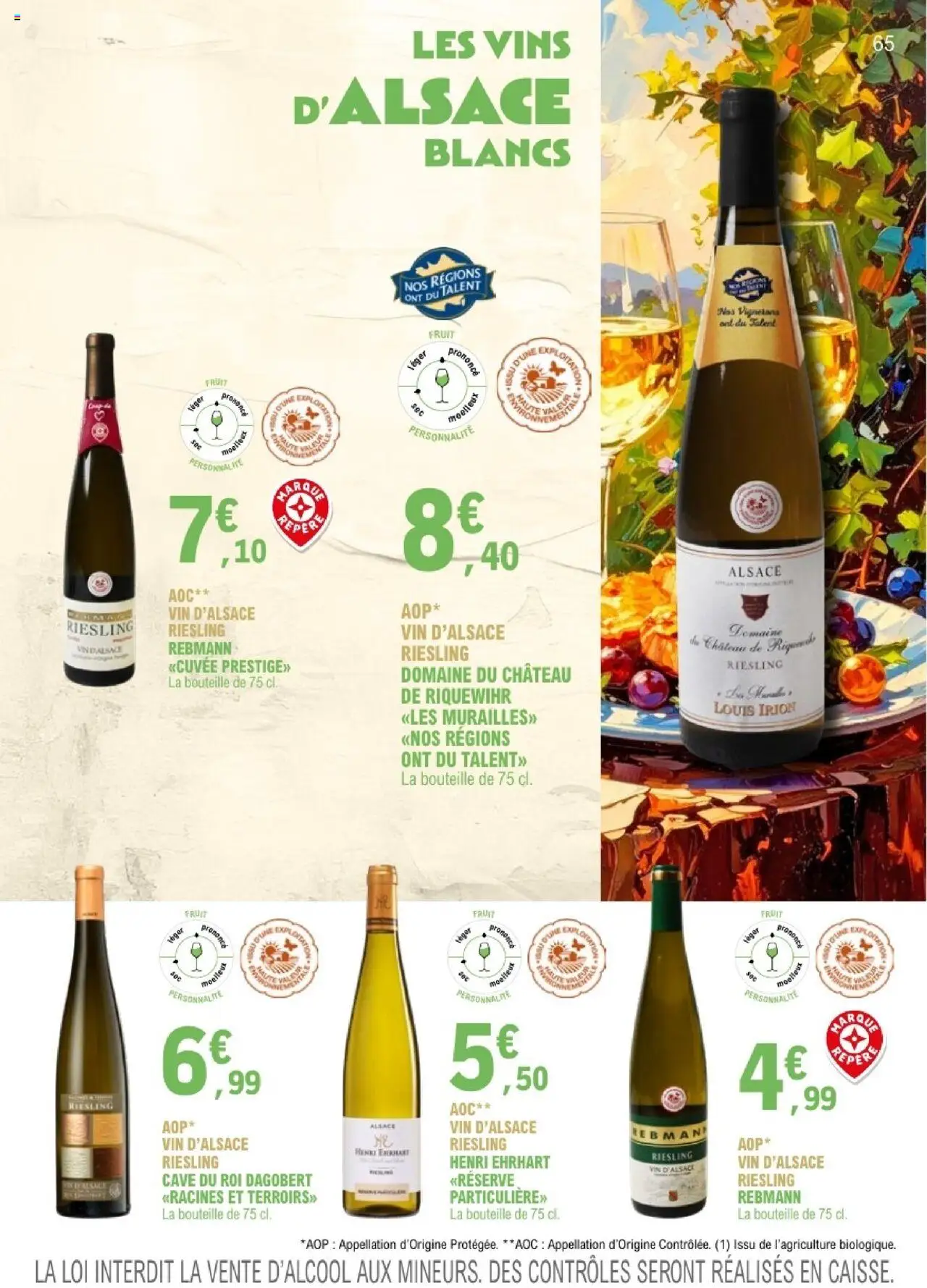 {H1} | Page: 65 | Produits: Bouteille, Vin, Thé