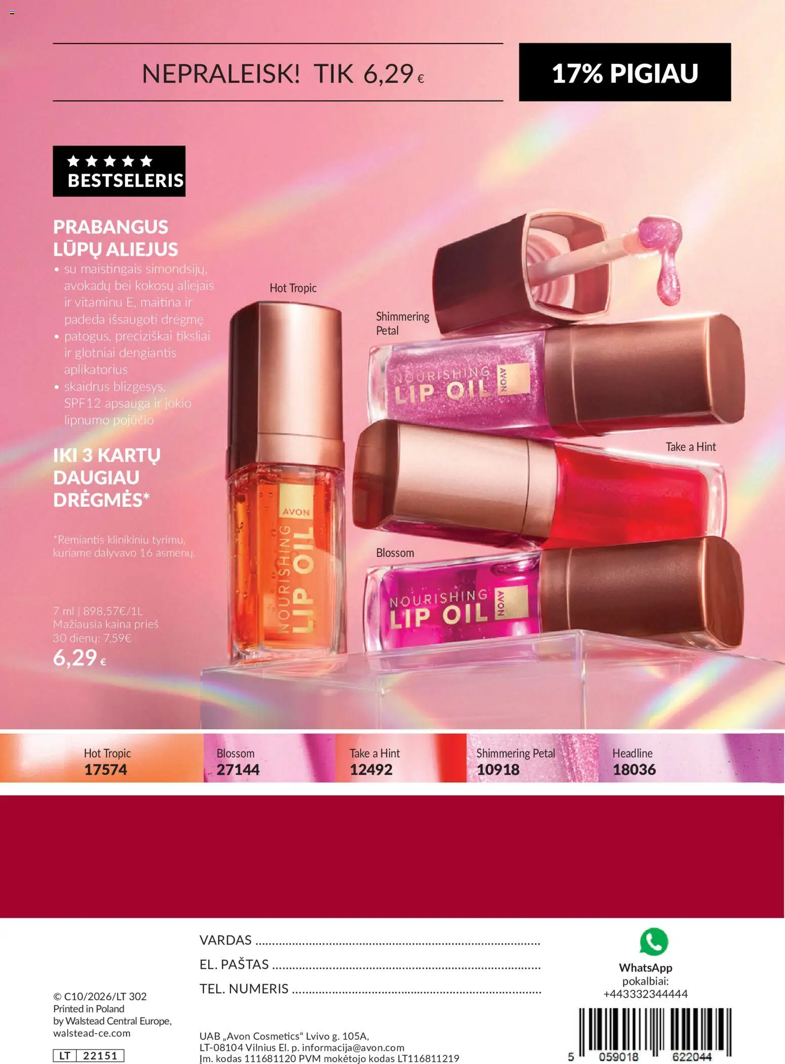 AVON akcijos nuo 2026.09.30 | Puslapis: 180