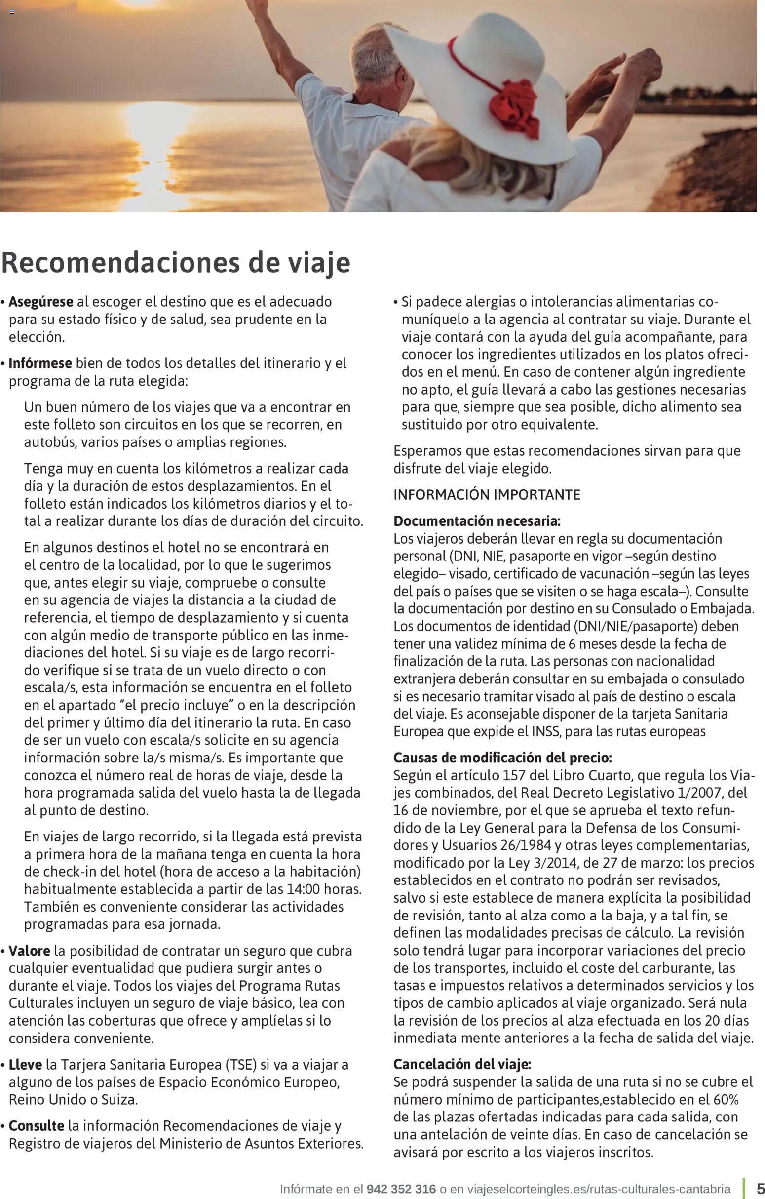 Viajes El Corte Inglés Rutas Culturales Cantabria │ válido desde el 01.05.2026 | Página: 5