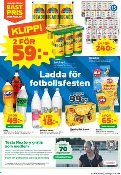 Coop erbjudanden - Förhandsvisning av reklamblad från butik Coop aktuell från 13/07/2026 | Sida: 6 | Produkter: Sandwich, Galler, Sprite, Energidryck