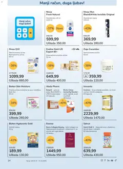 Lilly drogerie katalog - pregled Lilly drogerie kataloga - važi od 01.10.2026 | Strana: 14 | Proizvode: Nivea Men, Kapsula, Nivea, Dezodorans