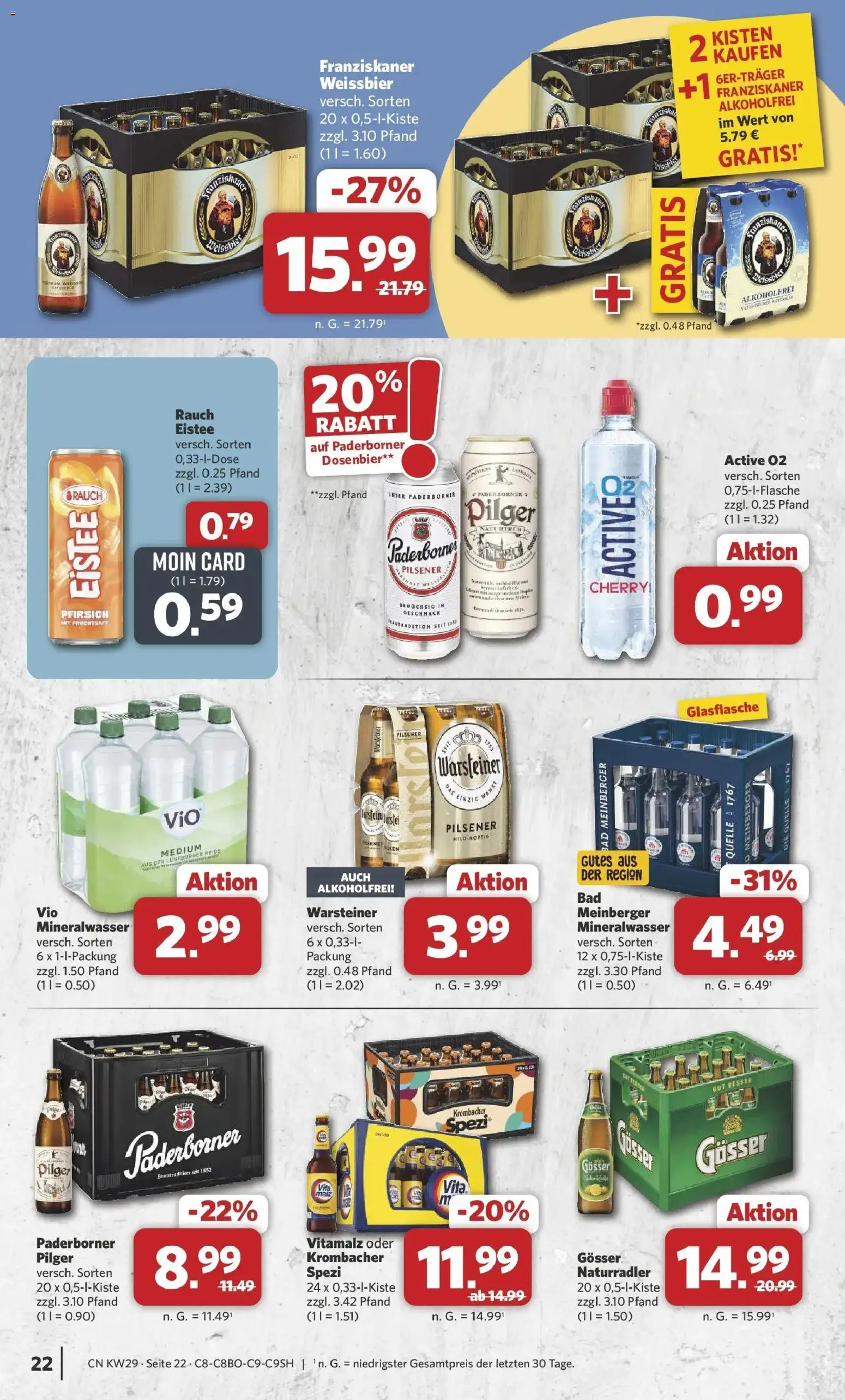 Combi Prospekt Altenbeken – gültig ab 13.07.2026 | Seite: 24 | Produkte: Bad, Mineralwasser, Warsteiner, Krombacher