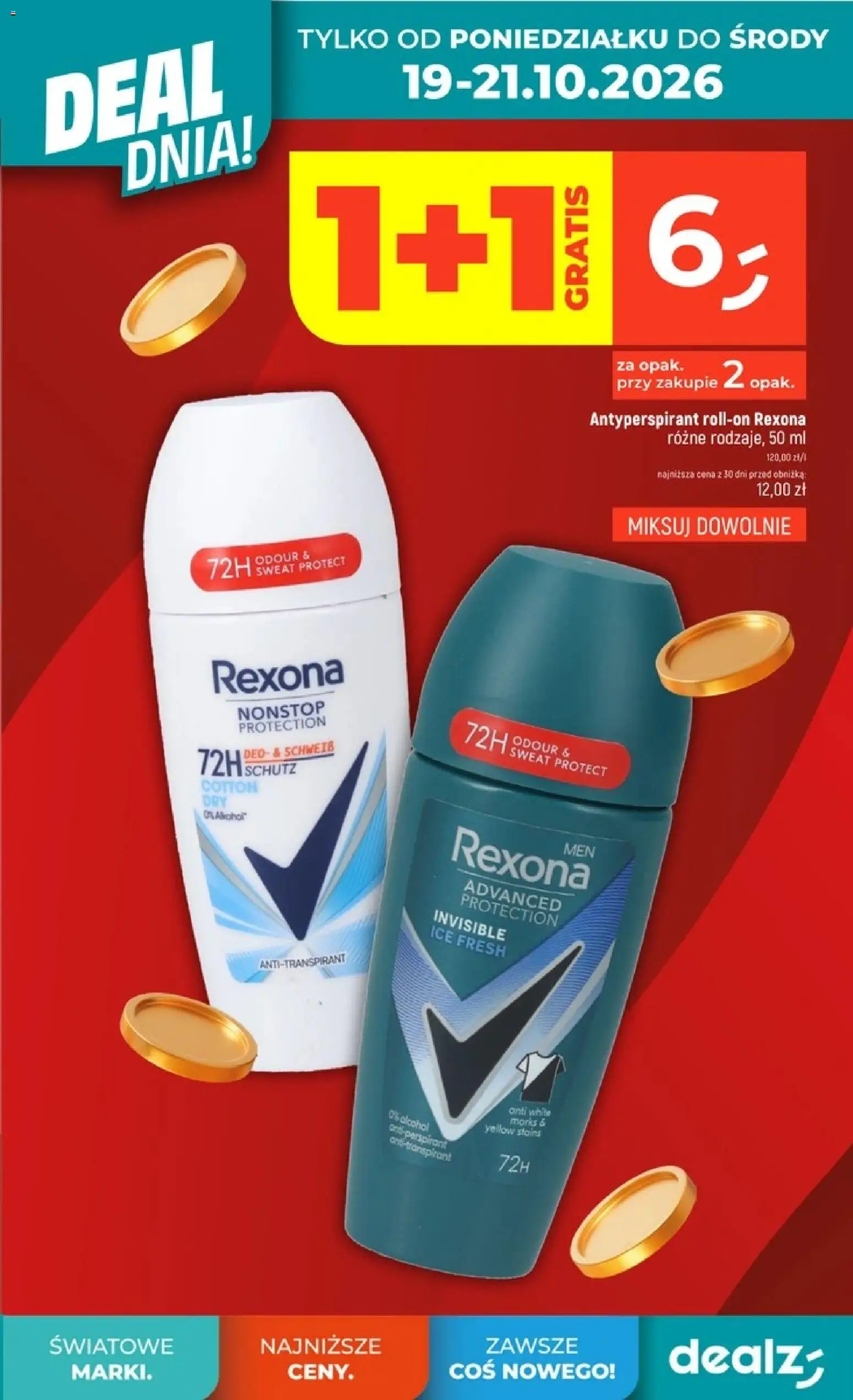 Dealz gazetka od 15.10.2026 | Strona: 9 | Produkty: Antyperspirant