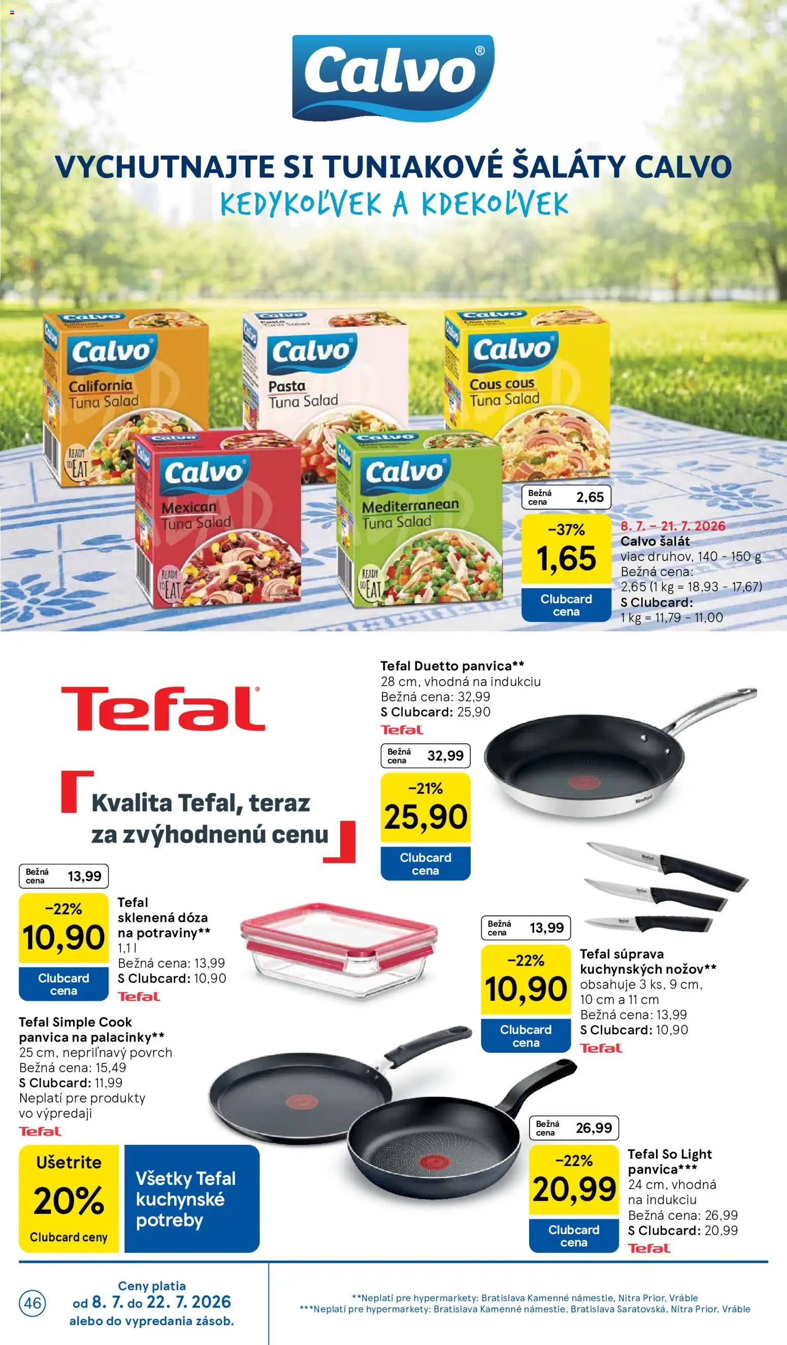 Nové Tesco akcie – leták je platný od 08.07.2026 | Strana: 46
