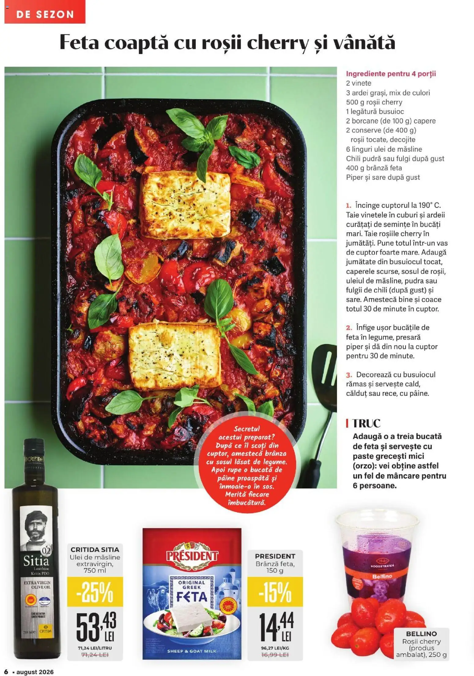 Noul catalog Mega Image – valabil de la 30.07.2026 | Pagină: 6 | Produse: Linguri, Brânză, Pâine, Piper