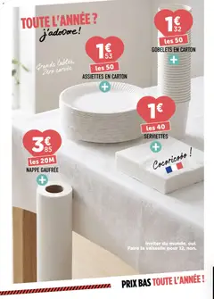 Centrakor - Prévisualisation de Centrakor catalogue valide à partir de 11/08/2026 | Page: 11 | Produits: Vaisselle, Nappe, Serviettes