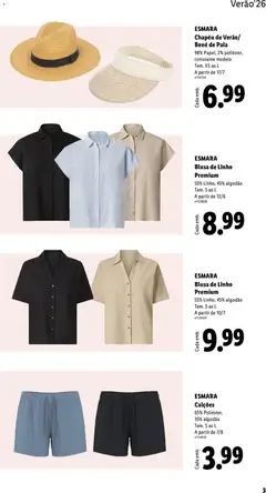 Pré-visualização Blusa de Linho Premium, 55% Linho, 45% algodão Tam. S ao L válido de 08/06/2026 | Página: 3
