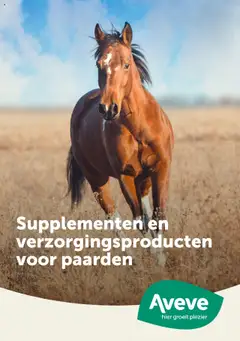 Aveve Paardensupplementen - Voorbeeld van een folder van Aveve, geldig van 01.06.2023