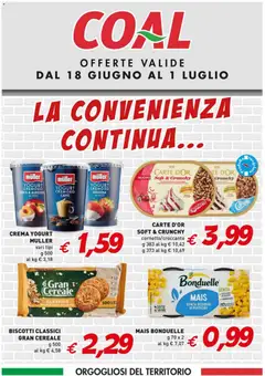 Anteprima del volantino Coal volantino La Convenienza Continua valido a partire dal 18/06/2026