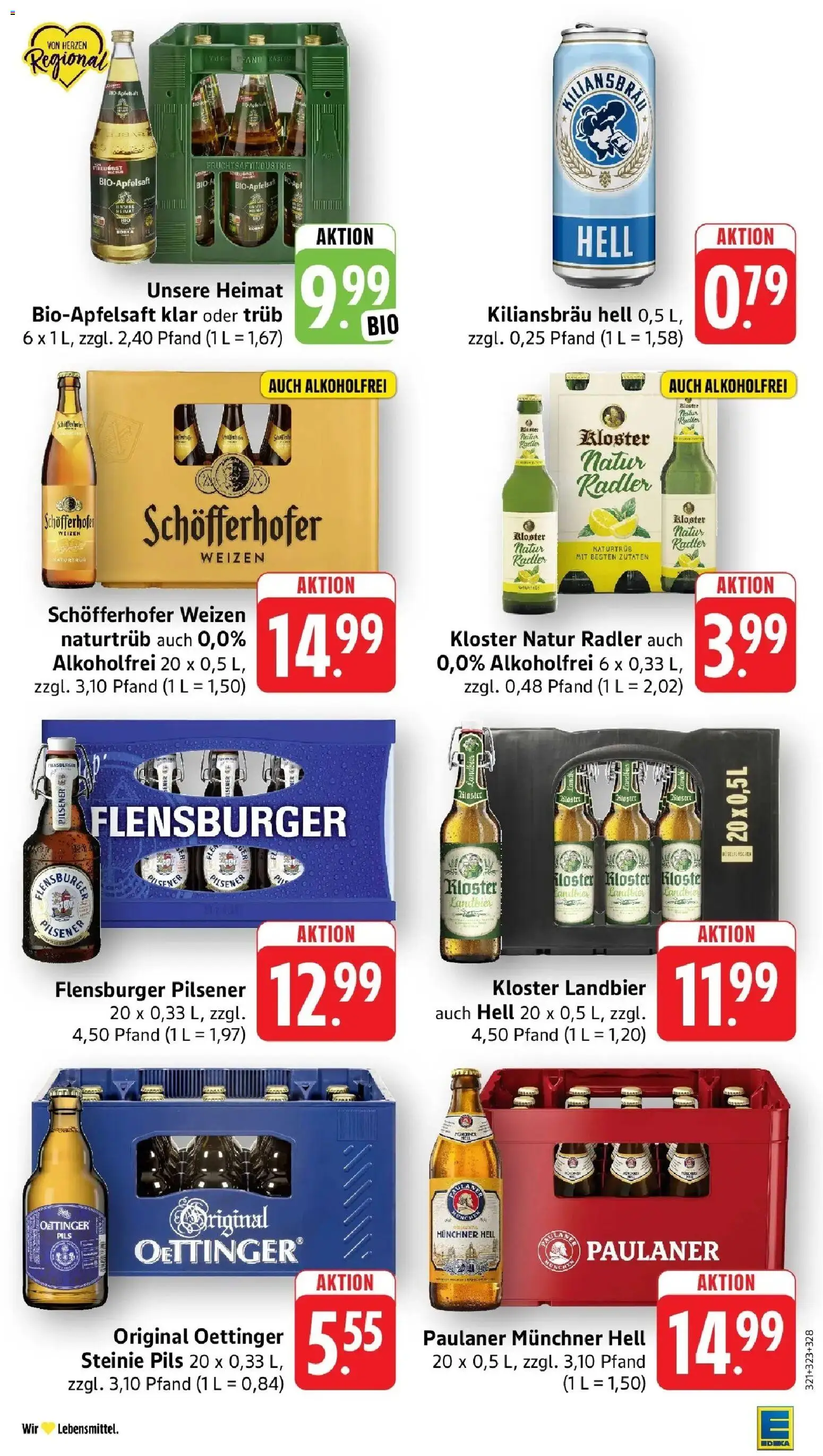 Edeka prospekt Eppstein – gültig ab 29.06.2026 | Seite: 33 | Produkte: Pils, Oettinger, Flensburger, Paulaner