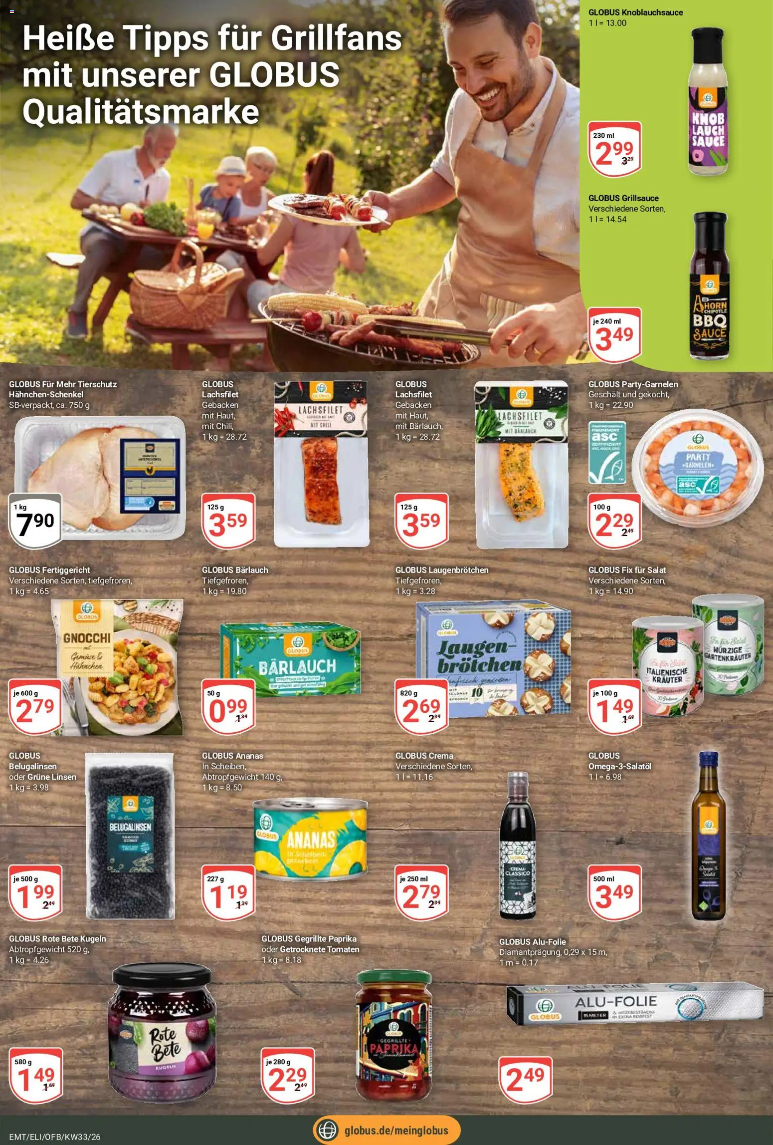 Globus Prospekt Erfurt – gültig ab 10.08.2026 | Seite: 17 | Produkte: Gnocchi, Ananas, Paprika, Salat