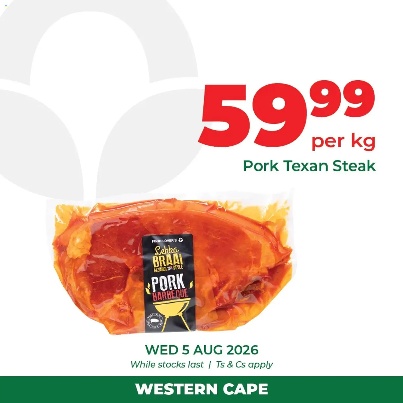 New Food Lover's Market catalogue – valid from 05/08/2026 | Page: 1 | Products: Steak, Pork