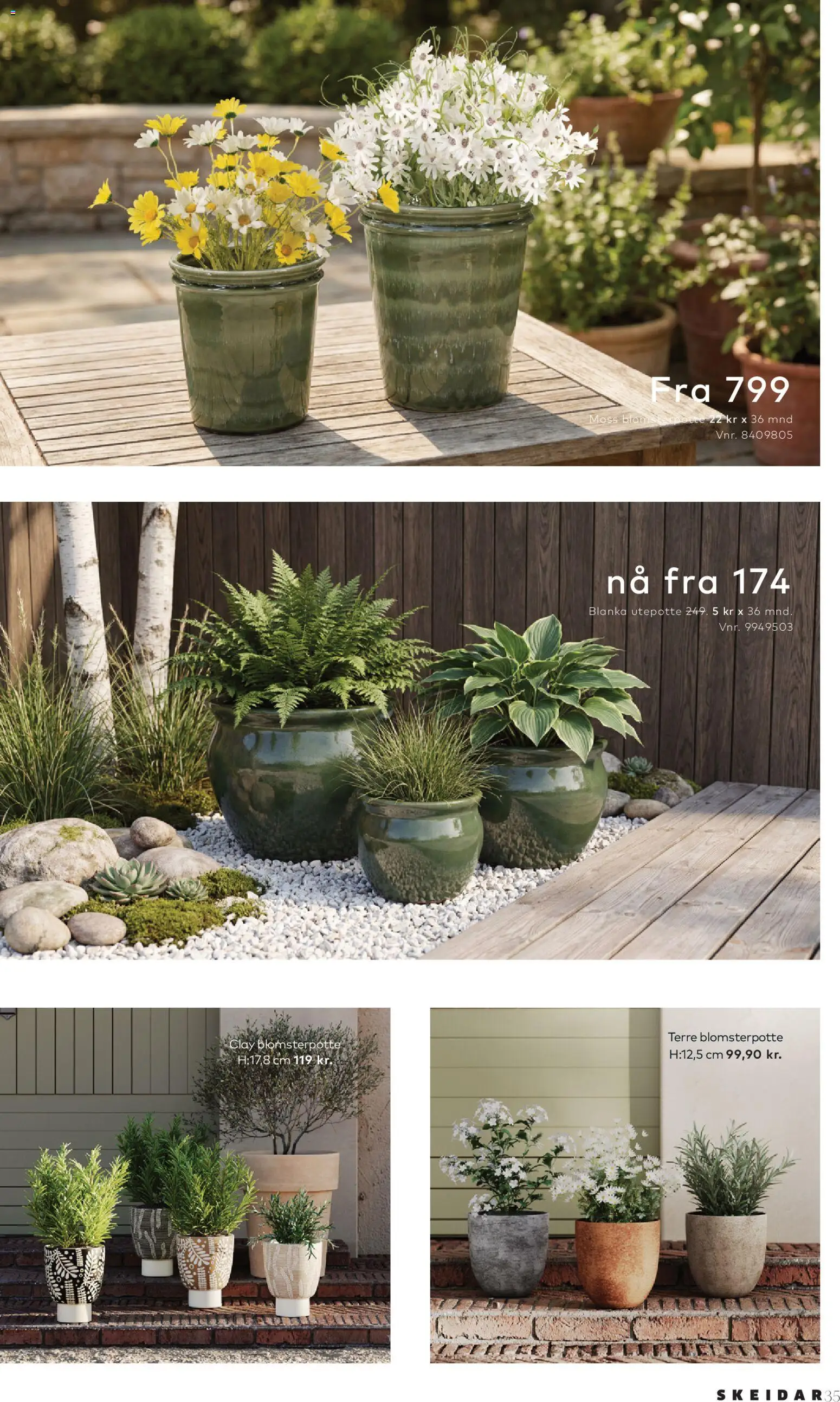 {H1} | Side: 35 | Produkter: Blomsterpotte