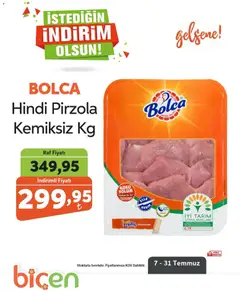 07 Temmuz 2026 tarihinden itibaren geçerli olan Biçen Market kataloğu önizlemesi | Sayfa: 2