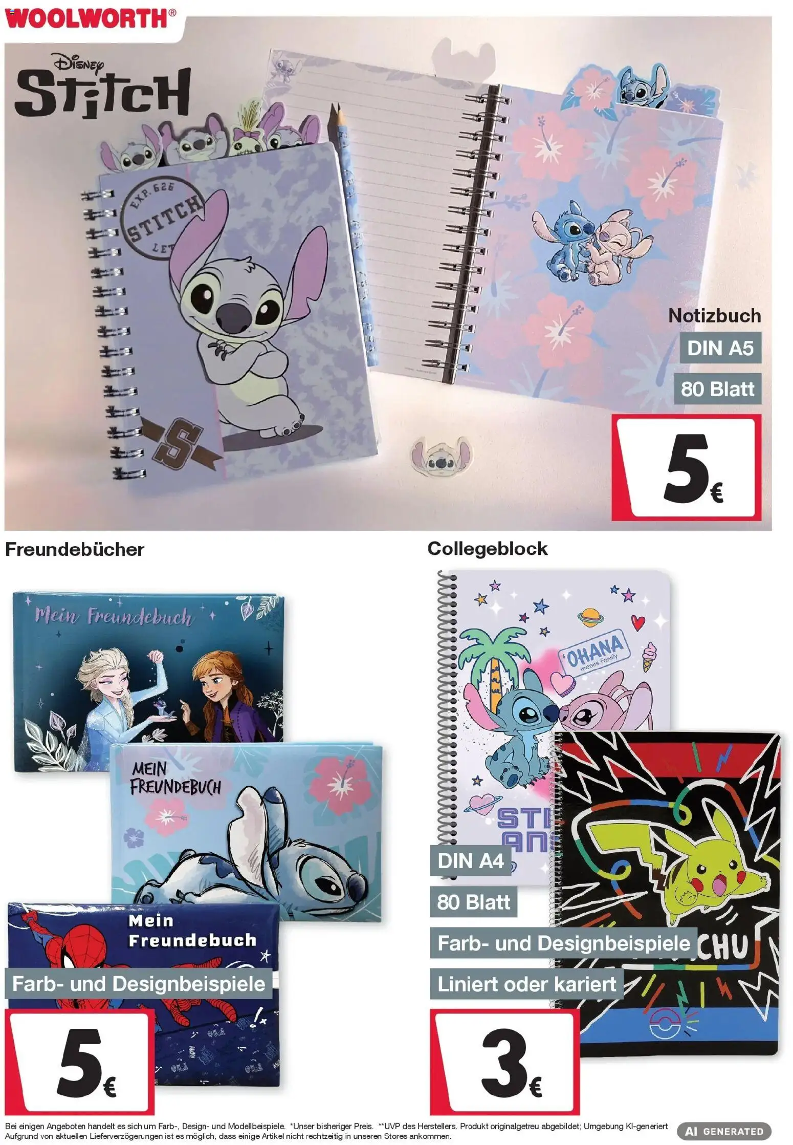 Woolworth - Woolworth: Schul'JA! von 28.08.2026 - Aktuelle Angebote | Seite: 10 | Produkte: Notizbuch
